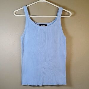 The Limited Light Blue Women's Ribbed Tank Top. Medium
